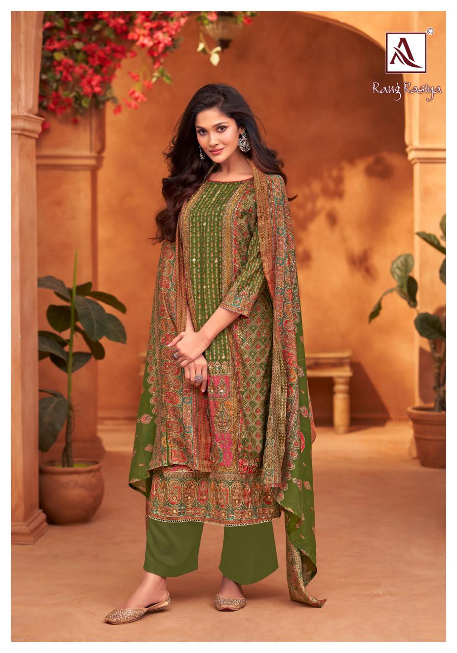 Alok Rang Rasiya vol 2 Catalog dress materials wholesale in belgaum