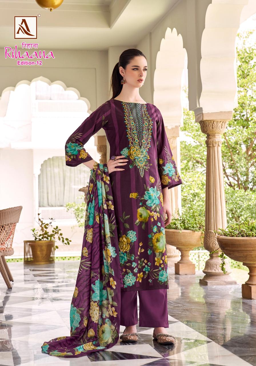 Alok Rihaana Vol 12 catalog ladies dress material wholesale price