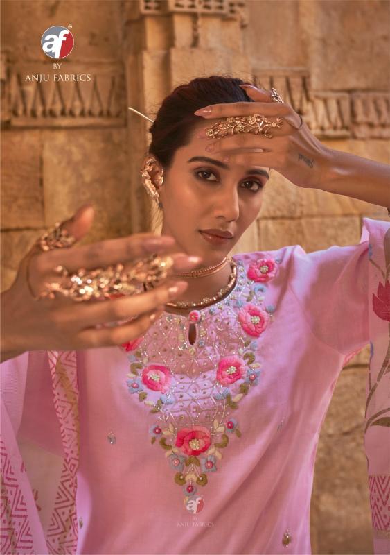 Anju Fabrics Chandani Vol 4 catalog indian cotton kurtis online shopping