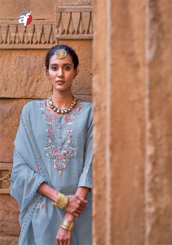 Anju Fabrics Chandani Vol 4 catalog indian cotton kurtis online shopping