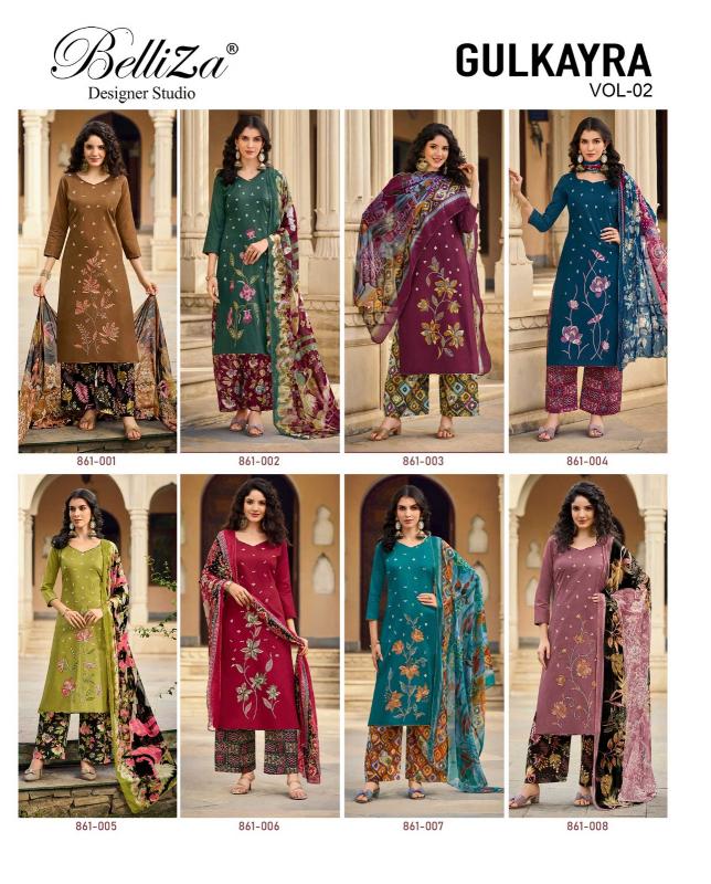 BelliZa Gulkayra vol 2 catalog dress material wholesale