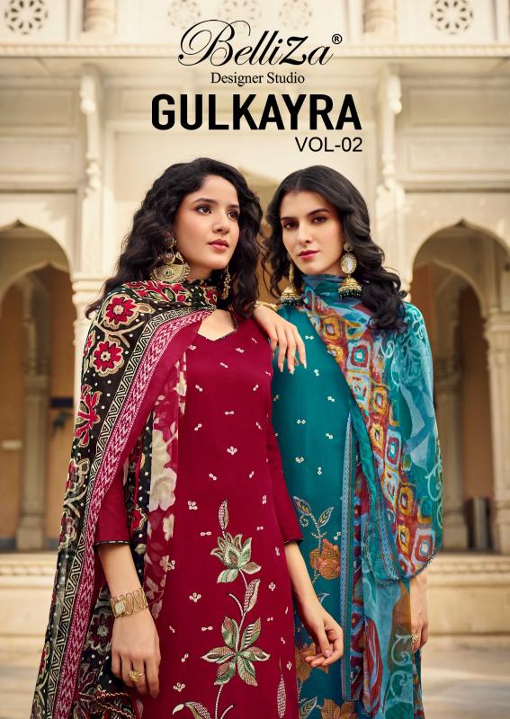 BelliZa Gulkayra vol 2 catalog dress material wholesale