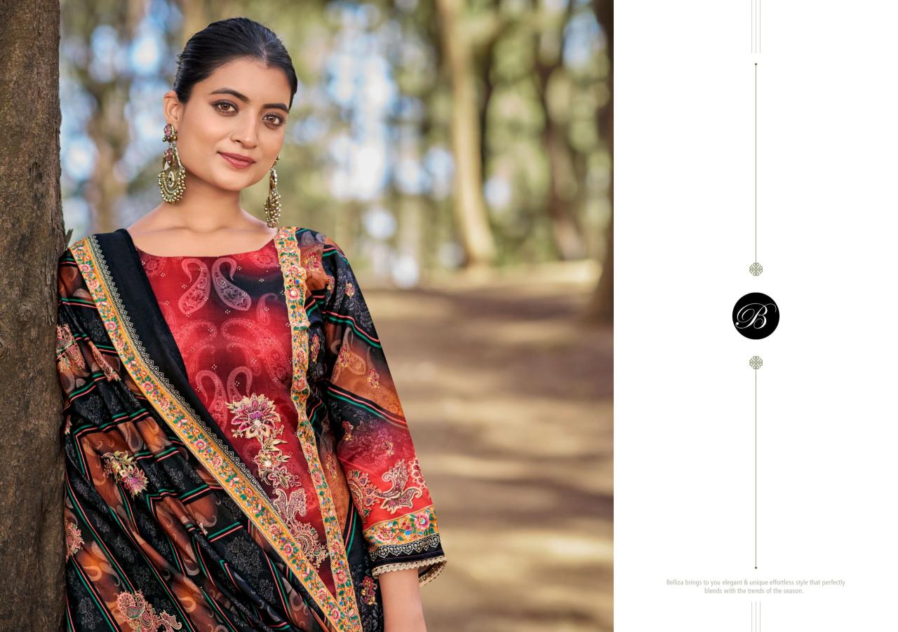 BelliZa Shabnam Catalog ladies dress materials wholesale hyderabad