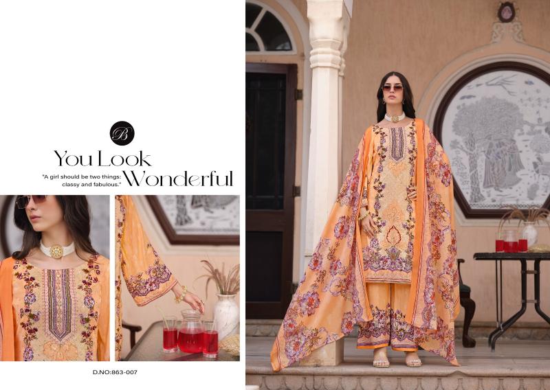 BelliZa Shaheen Vol 5 Catalog buy wholesale dress materials online india