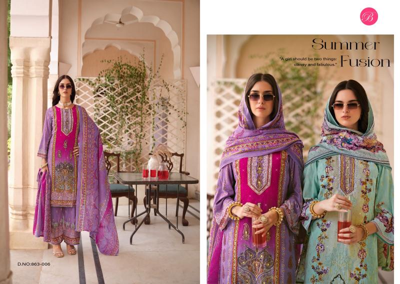 BelliZa Shaheen Vol 5 Catalog buy wholesale dress materials online india