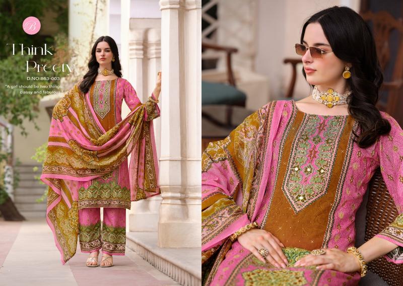 BelliZa Shaheen Vol 5 Catalog buy wholesale dress materials online india