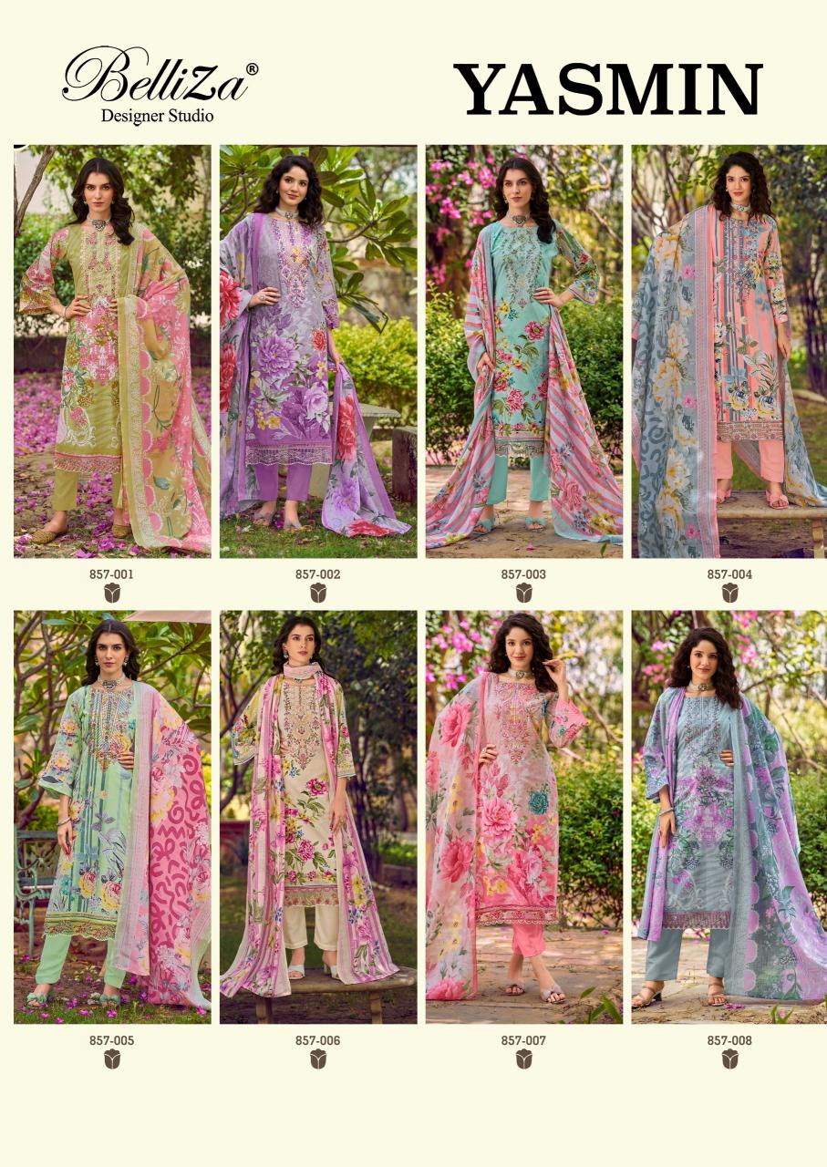 Belliza Yasmin catalog dress material wholesale dealers