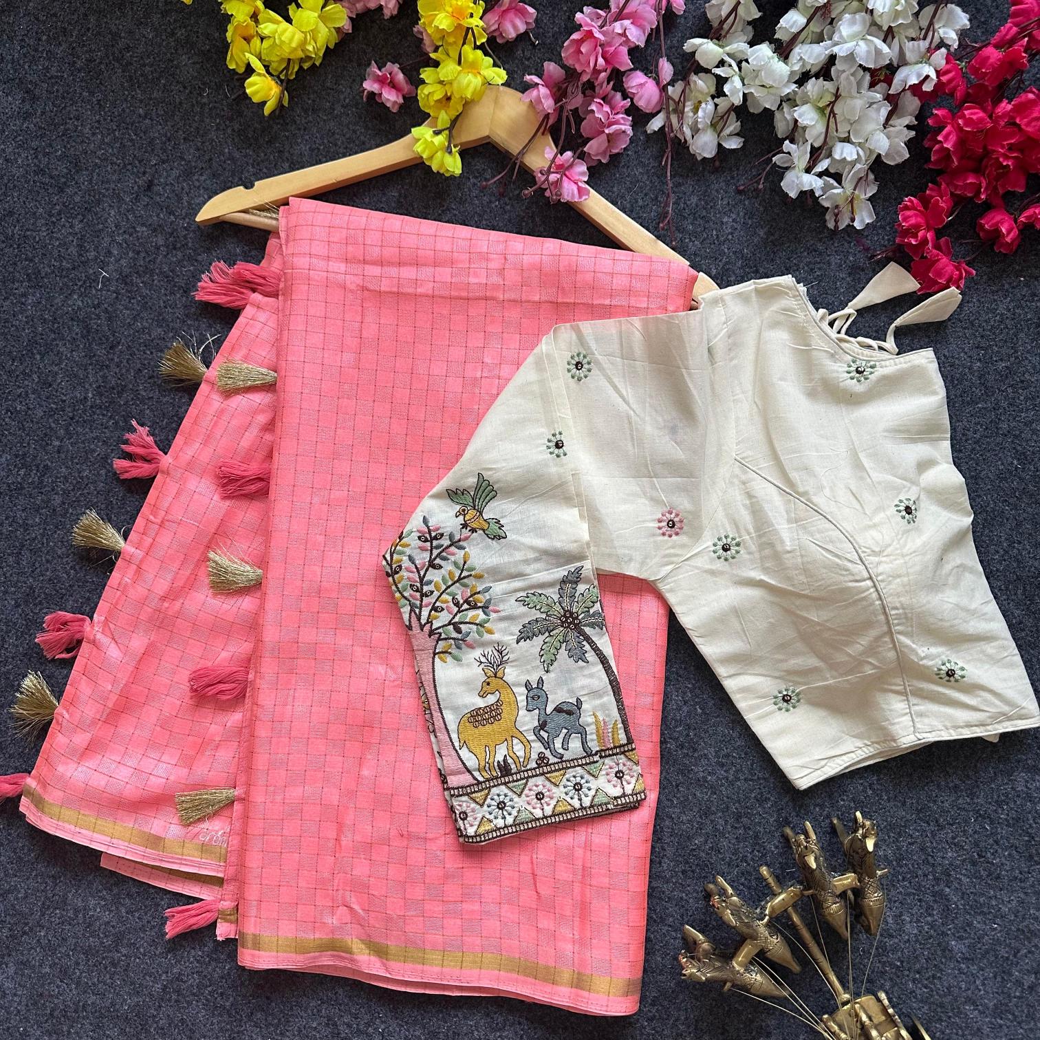 Blousewala Hk1 catalog cotton sarees dealers in surat
