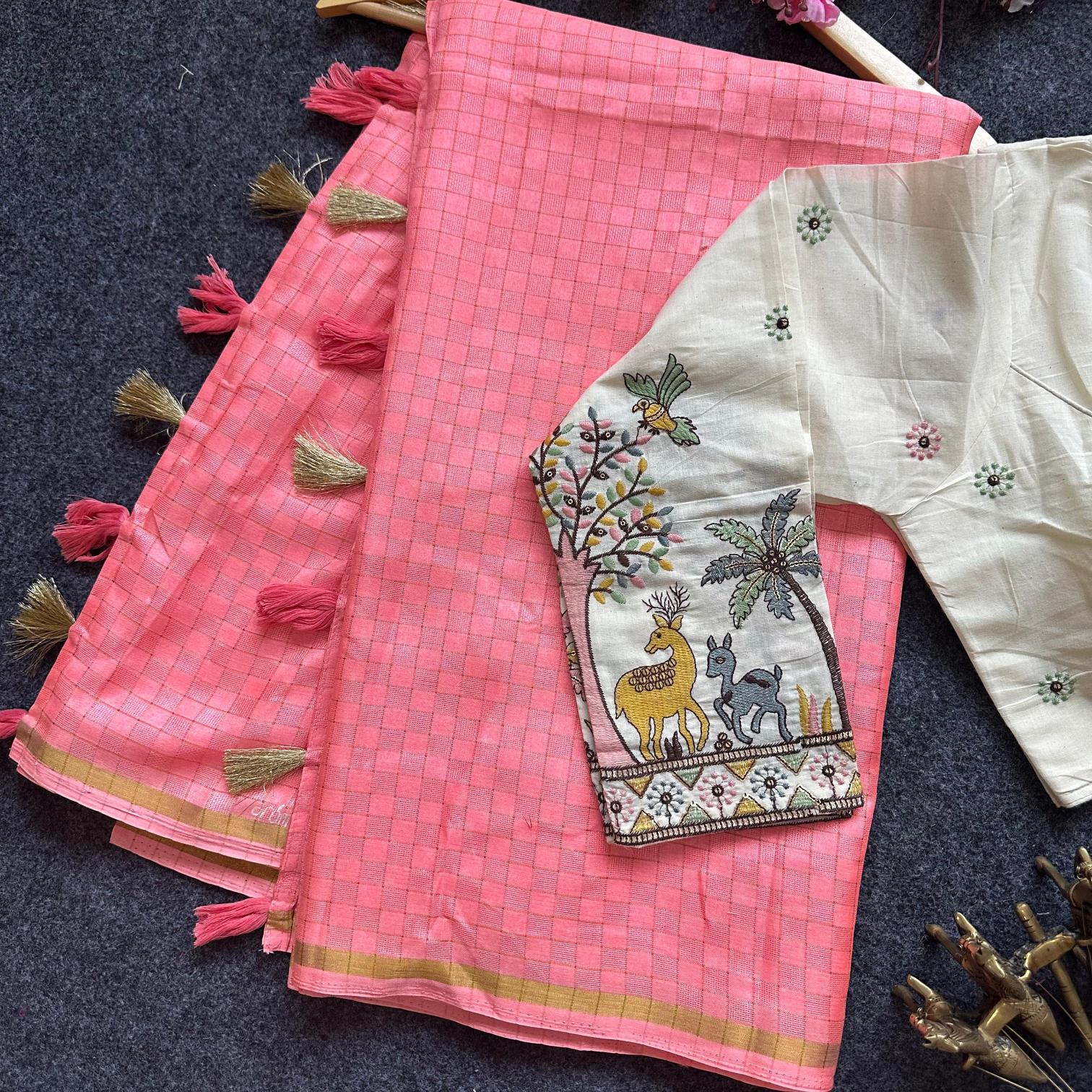 Blousewala Hk1 catalog cotton sarees dealers in surat