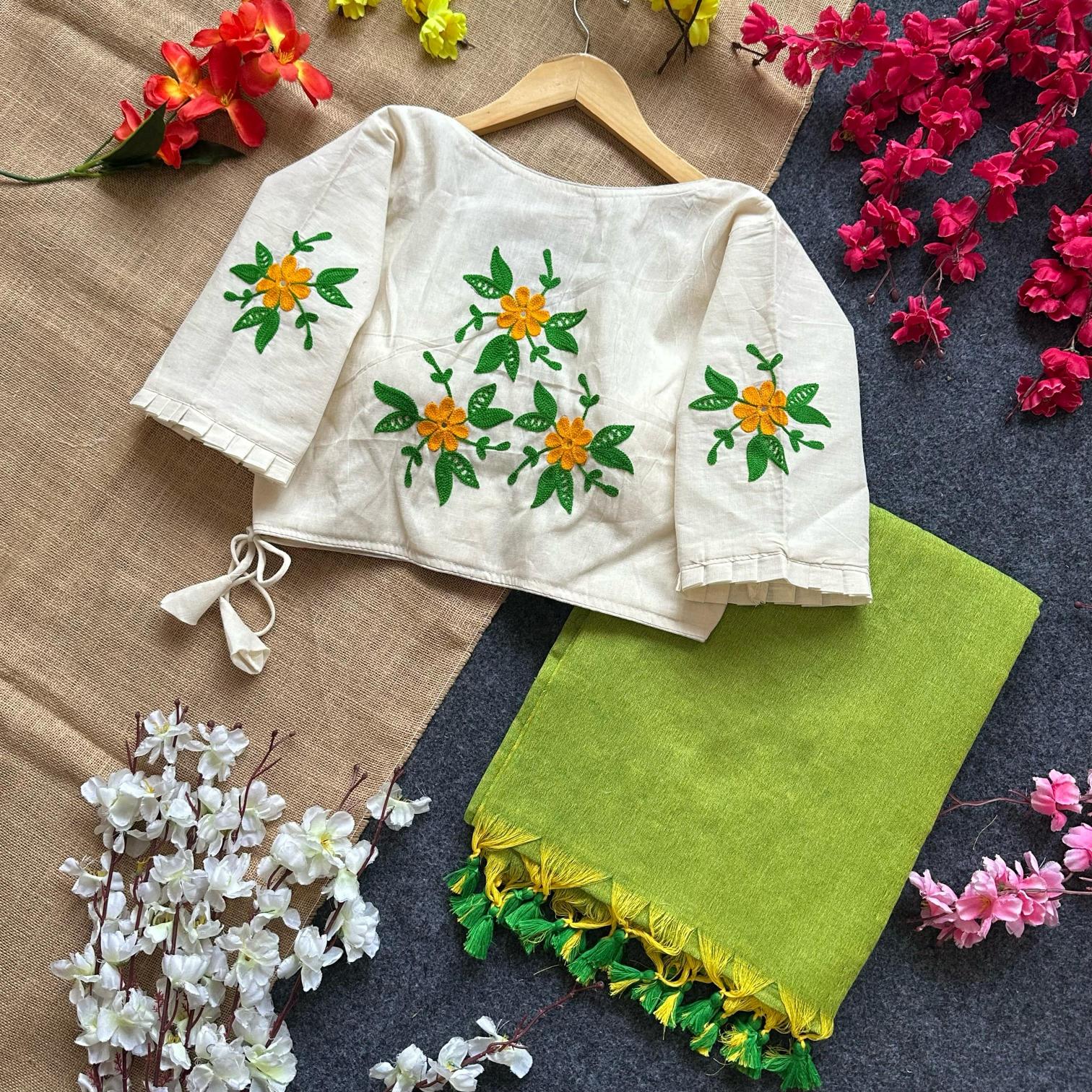 Blousewala Hk21 catalog cotton sarees wholesale in surat