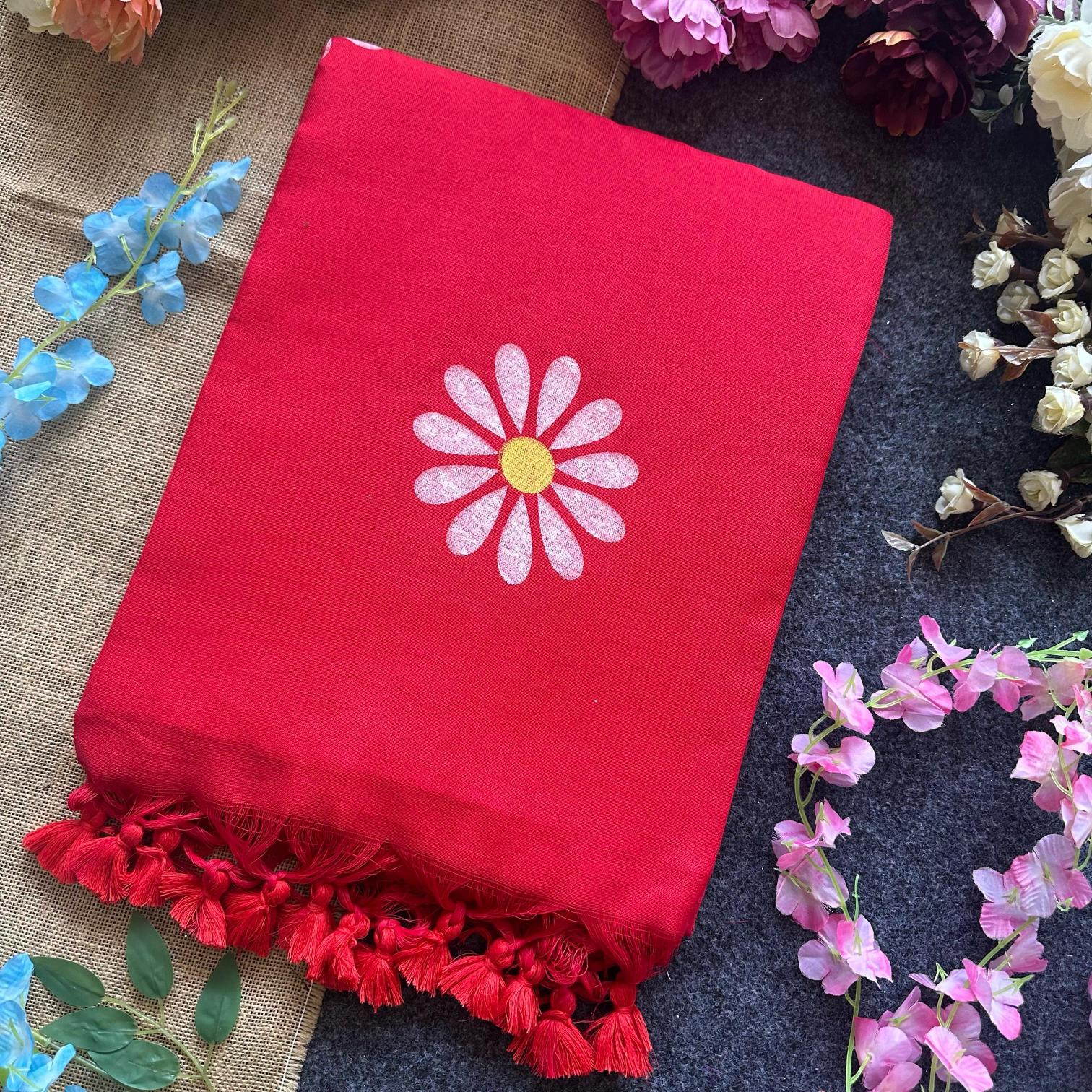 Blousewala Sunflower catalog cotton printed saree manufacturer in surat
