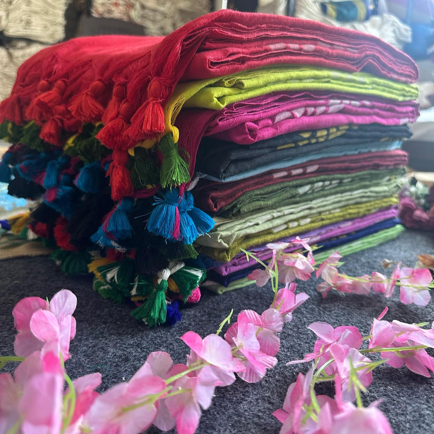 Blousewala Sunflower catalog cotton printed saree manufacturer in surat