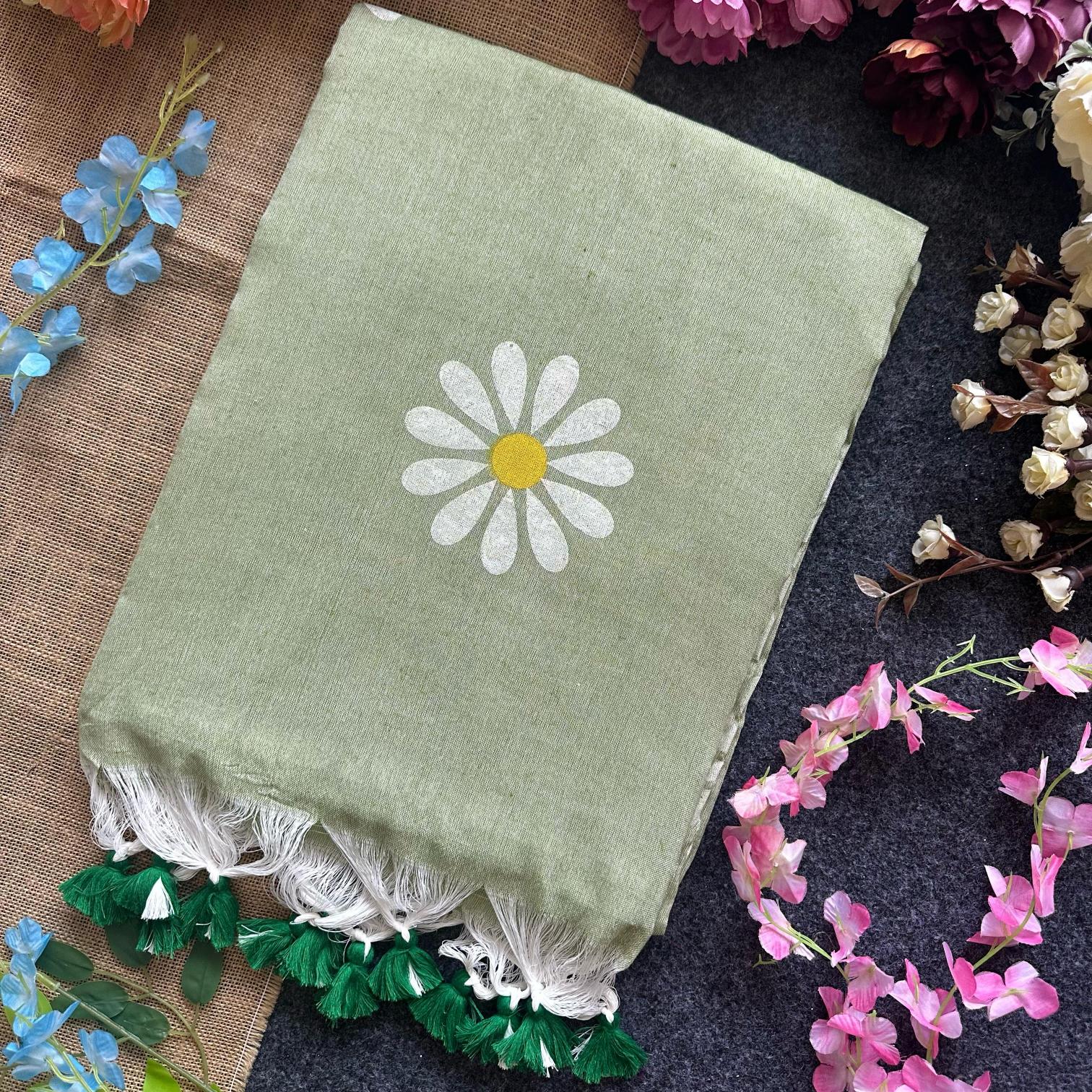 Blousewala Sunflower catalog cotton printed saree manufacturer in surat