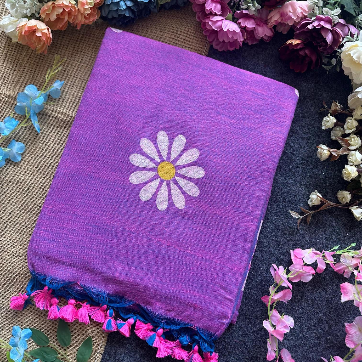 Blousewala Sunflower catalog cotton printed saree manufacturer in surat