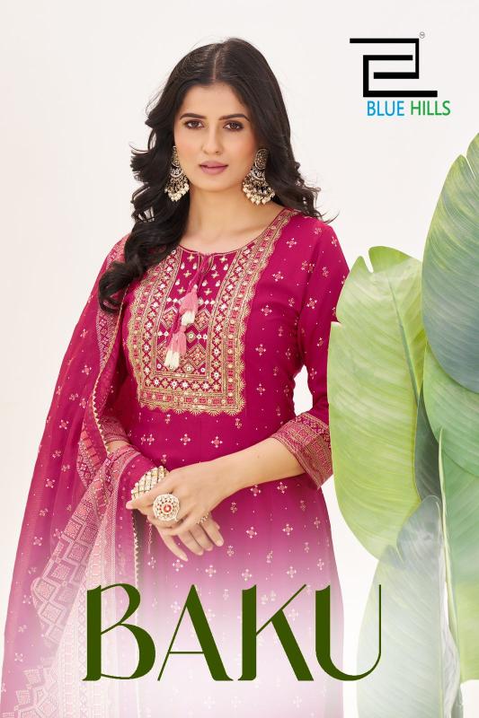 Blue hills Baku catalog indian anarkali kurti