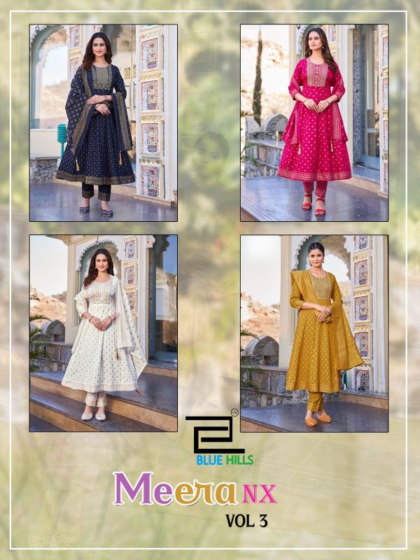 Blue Hills Meera Vol 3 NX catalog indian latest kurti collection