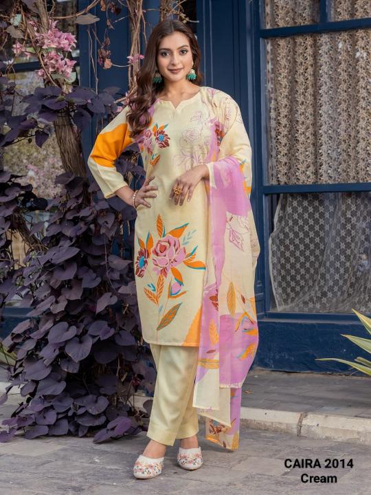 Caira 2014 catalog jaipuri cotton printed kurtis wholesale