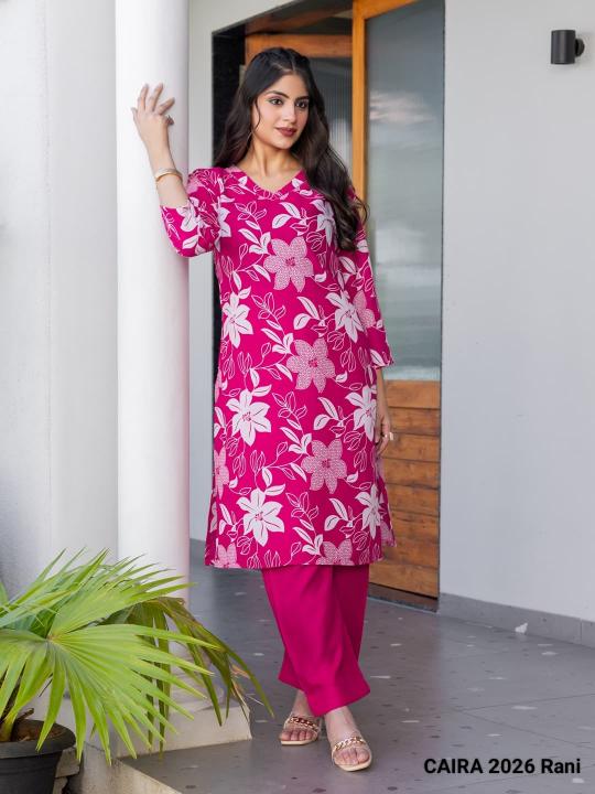 Caira 2026 catalog new indian kurtis design