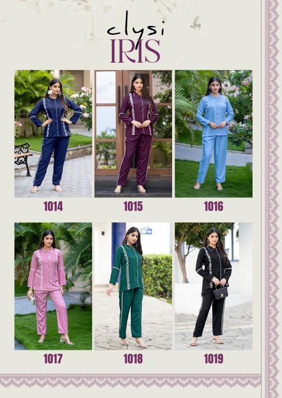 Clysi Iris catalog co ord set wholesale
