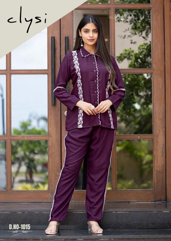 Clysi Iris catalog co ord set wholesale