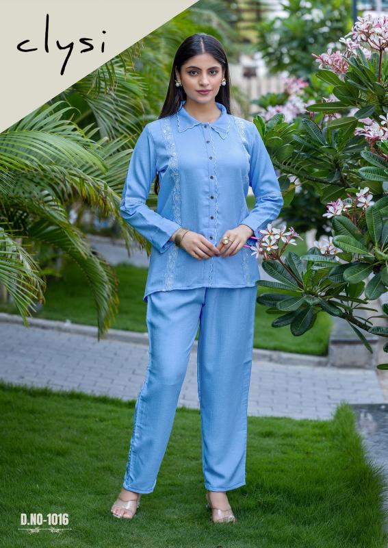 Clysi Iris catalog co ord set wholesale