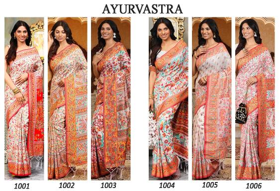 Dazira Ayurvastra catalog top saree brands in surat in 2025