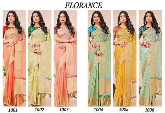 Dazira florance catalog saree wholesaler in surat for reseller