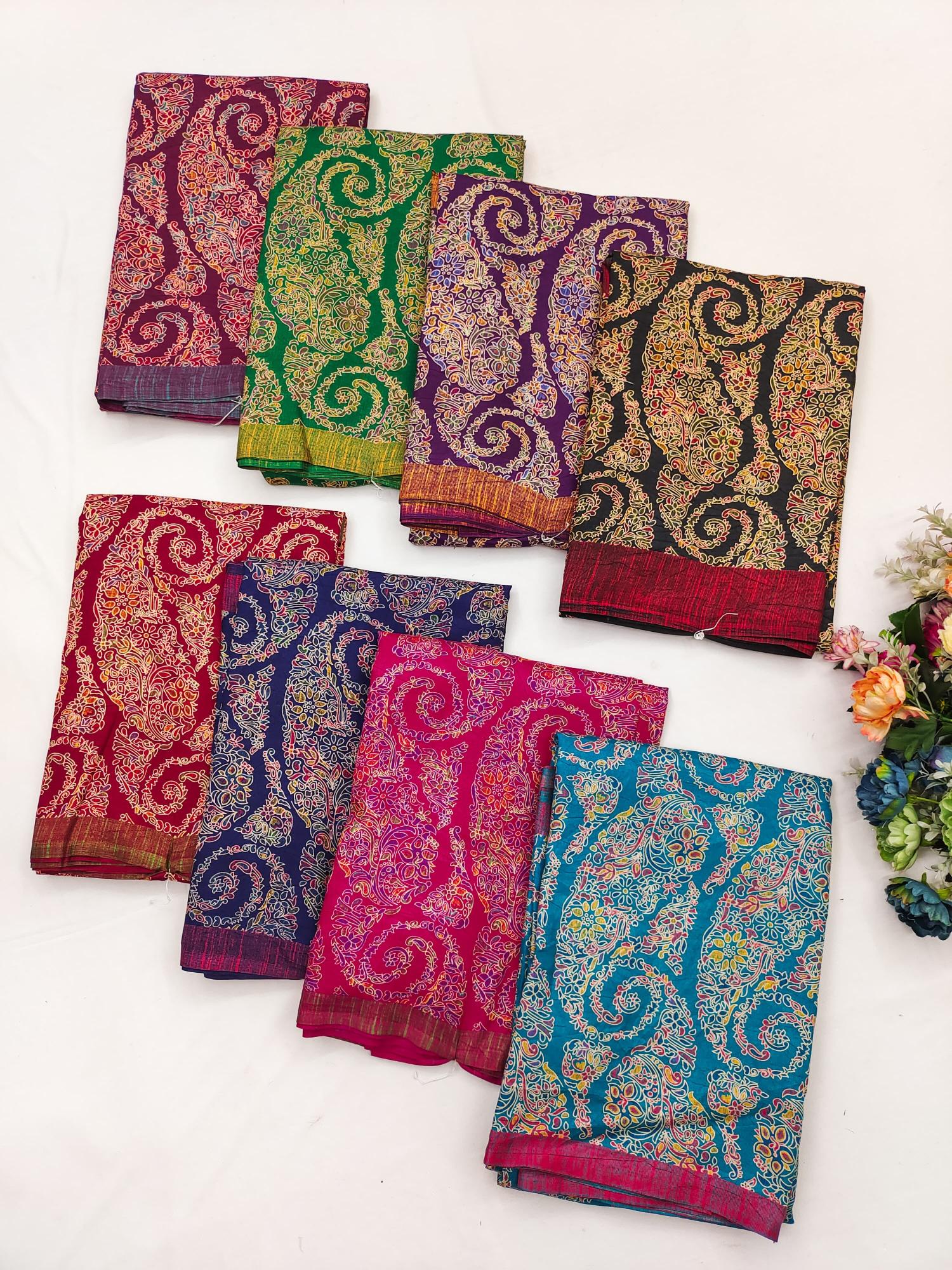 Dazira Handloom silk catalog rhythm sarees surat