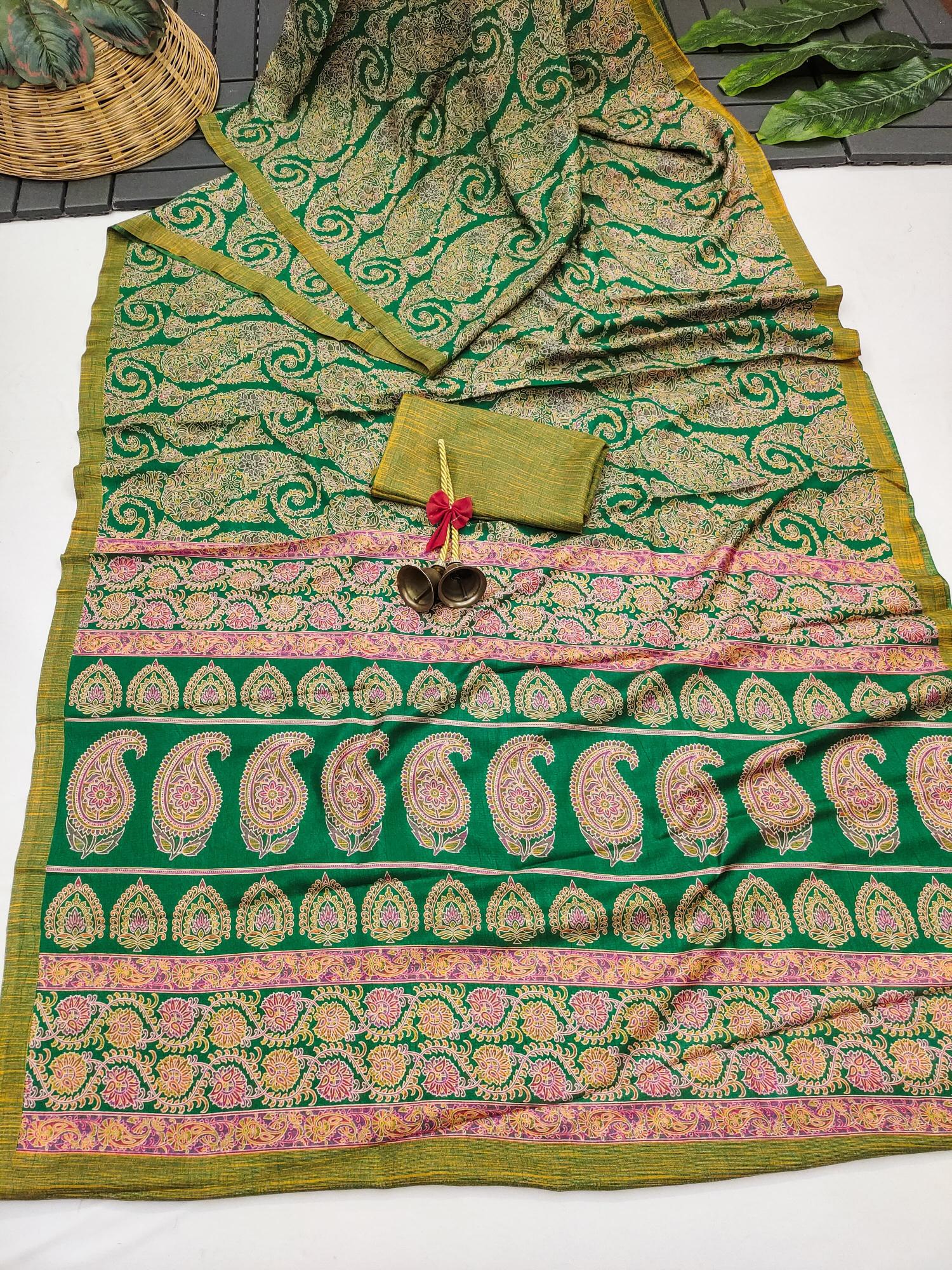 Dazira Handloom silk catalog rhythm sarees surat