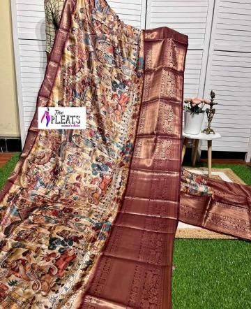 Dazira Keerthy catalog images silk sarees in surat
