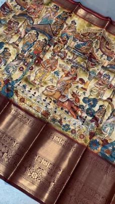 Dazira Keerthy catalog images silk sarees in surat