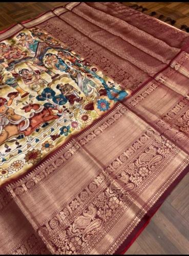 Dazira Keerthy catalog images silk sarees in surat