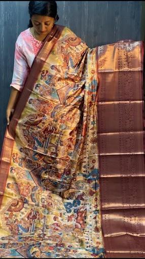Dazira Keerthy catalog images silk sarees in surat
