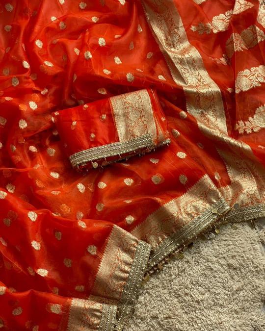 Dazira Kora organza Silk catalog online designer sarees surat