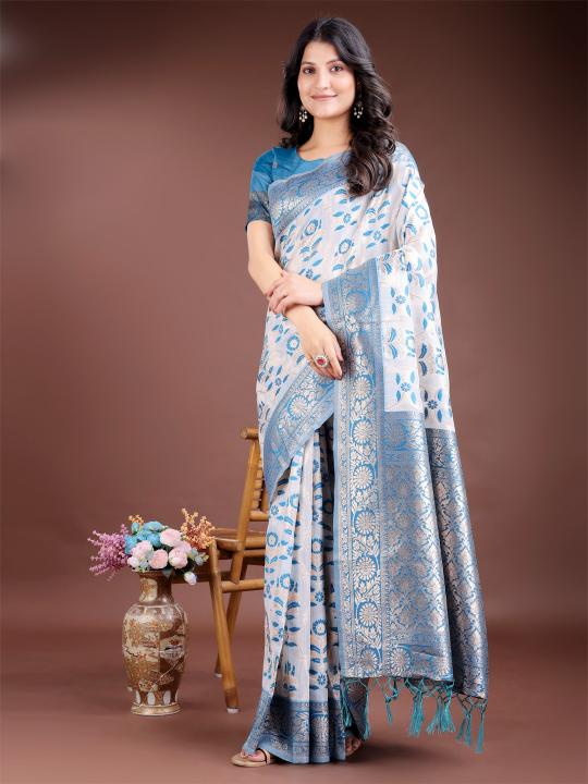 Dazira Linen Queen vol 8 Catalog surat cotton sarees wholesale market