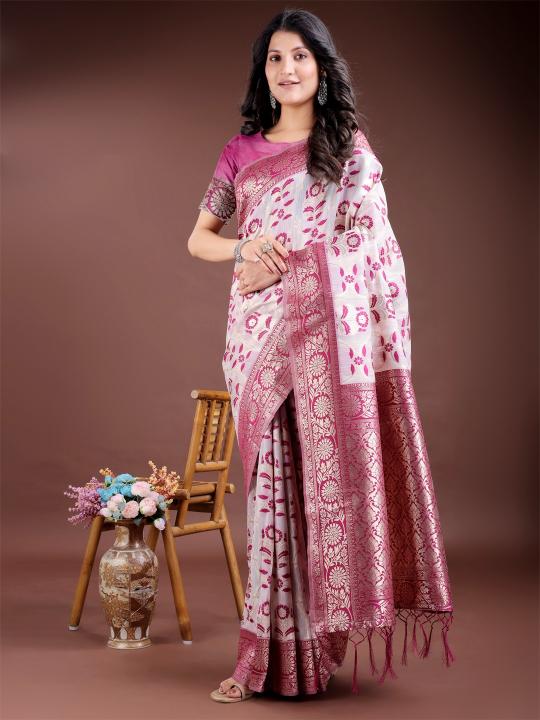 Dazira Linen Queen vol 8 Catalog surat cotton sarees wholesale market