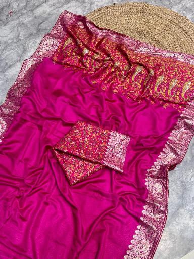 Dazira Pure Soft and Self weaved Russian cotton silk Vol 6 Catalog urban hill sarees surat