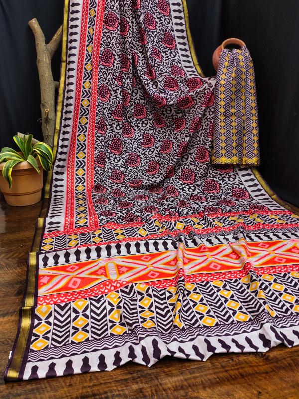 Dazira sudha catalog pure cotton sarees manufacturer in surat