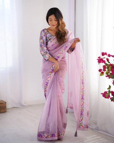 Dazira Ziva 44 catalog net saree surat