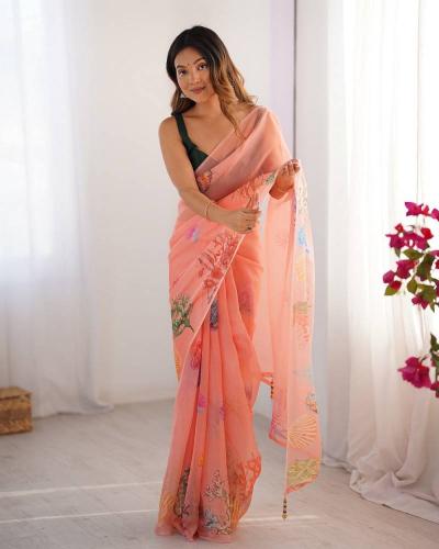 Dazira Ziva 44 catalog net saree surat