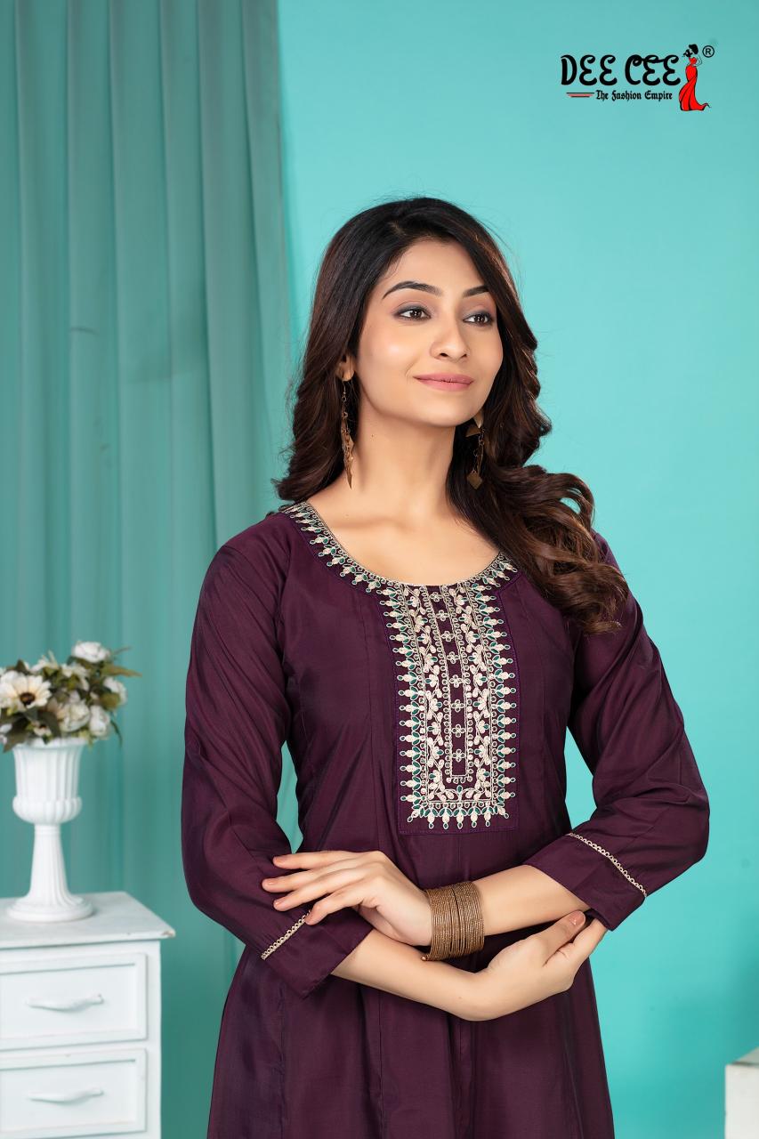 Deecee Fatima catalog party wear indian kurtis