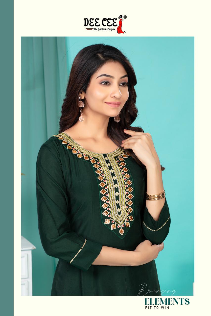 Deecee Fatima catalog party wear indian kurtis