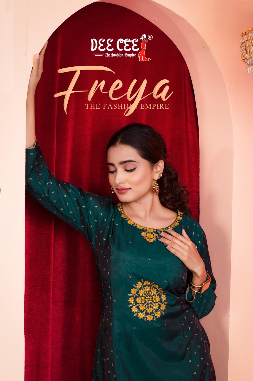 Deecee Freya Catalog indian kurtis party wear