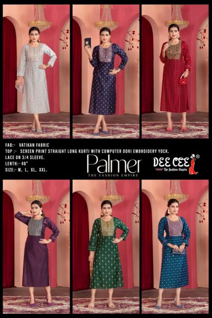 Deecee Palmer catalog kurtis for womens online india 