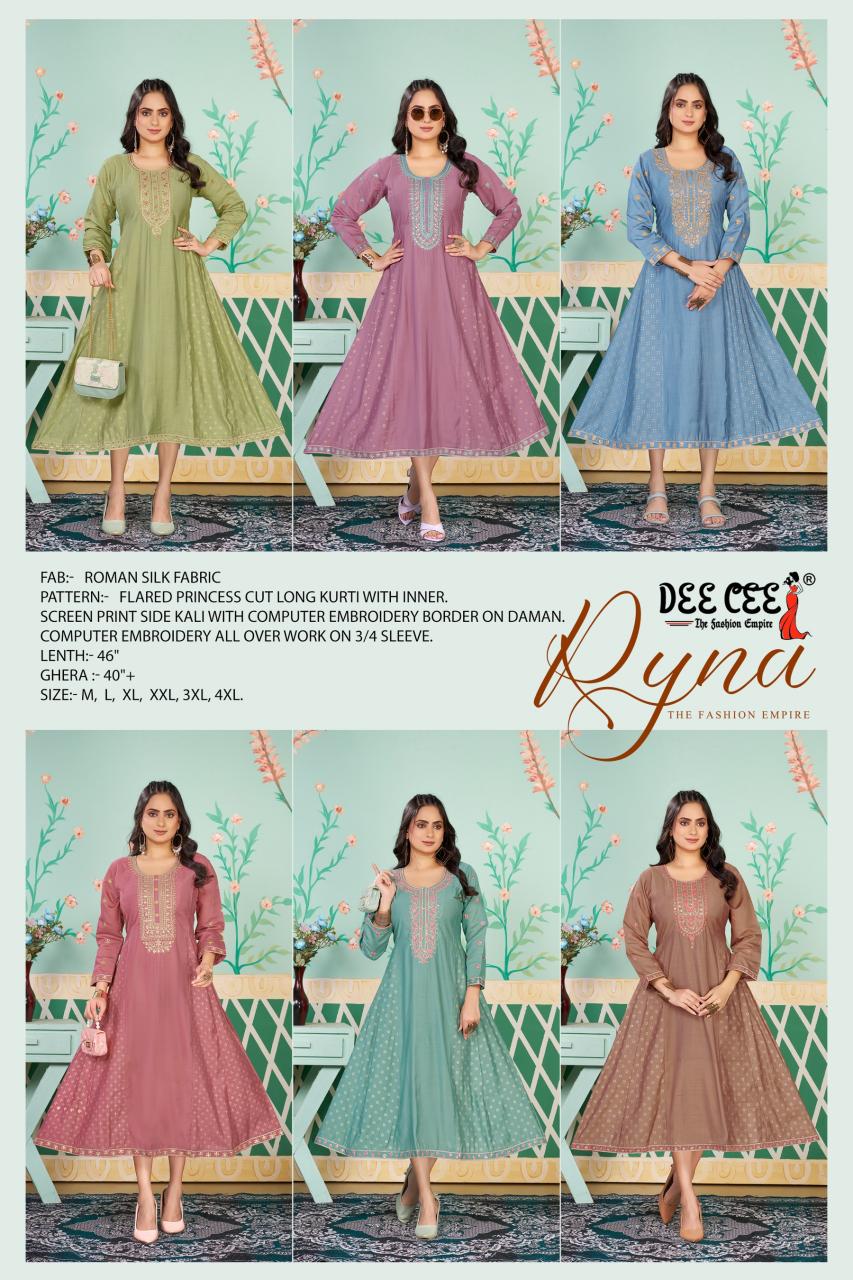 Deecee Ryna catalog womens kurti online india rupees