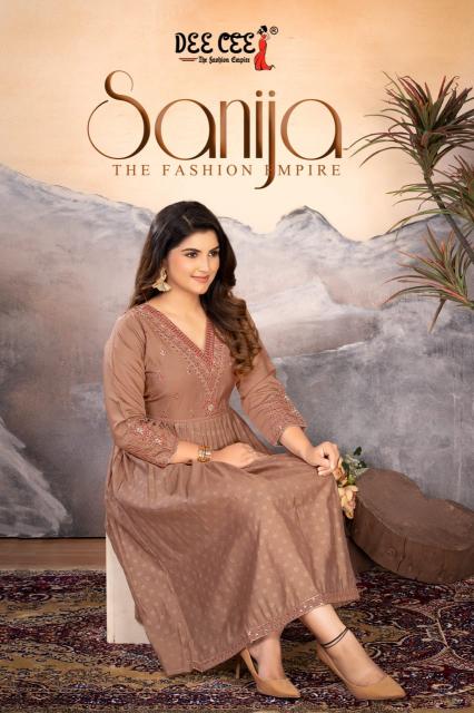 Deecee Sanija catalog long kurtis online india