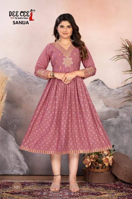 Deecee Sanija catalog long kurtis online india