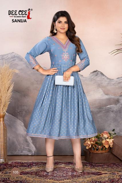 Deecee Sanija catalog long kurtis online india