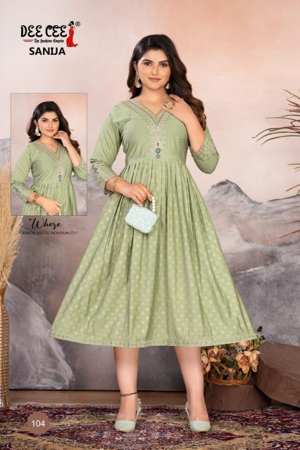 Deecee Sanija catalog long kurtis online india