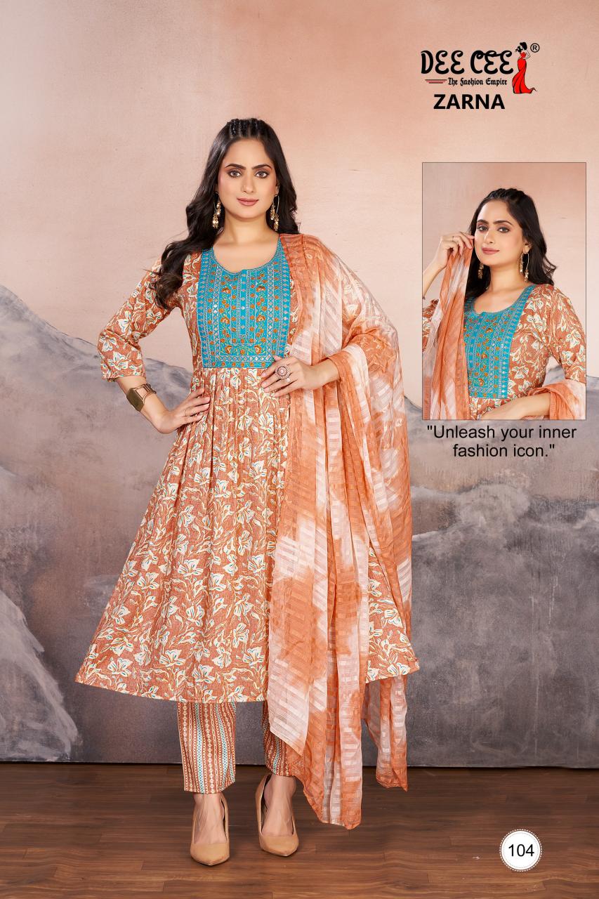 Deecee Zarna catalog designer kurtis ebay india